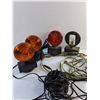 Image 2 : (4) Magnetic Signal Lights with Cords - As Is