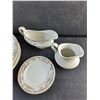 Image 2 : Ceramic Plates, Gravy Boat and Creamer