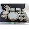 Image 1 : Ceramic Plates, Coasters, Coffee Pot, Sugar Dish, Tea Cups and Spice Shaker
