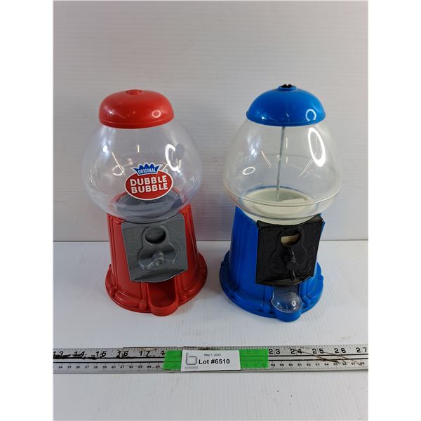 (2) Gum Ball Dispensers