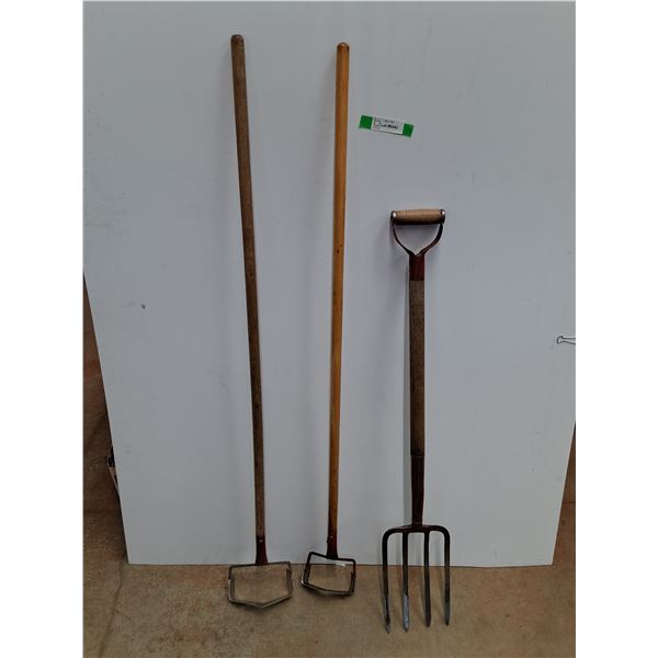*Gardening Hoes and Pitch Fork - Cannot Ship