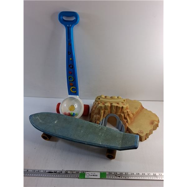 Long Board and Kids Toys