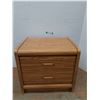 Image 1 : *Wood Nightstand with Drawers 22" Tall x 24" x18", Cannot Ship