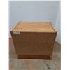 Image 4 : *Wood Nightstand with Drawers 22" Tall x 24" x18", Cannot Ship