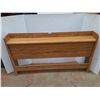 Image 1 : *Wood Headboard 65.5" Long x 8" Deep x 37" Tall, Cannot Ship