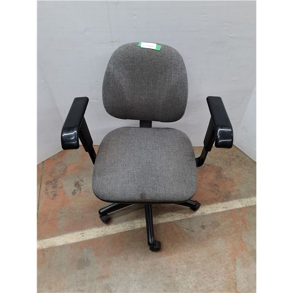 * Adjustable Rolling Office Chair, Some Staining- Cannot Ship 32" Tall x 26" Wide
