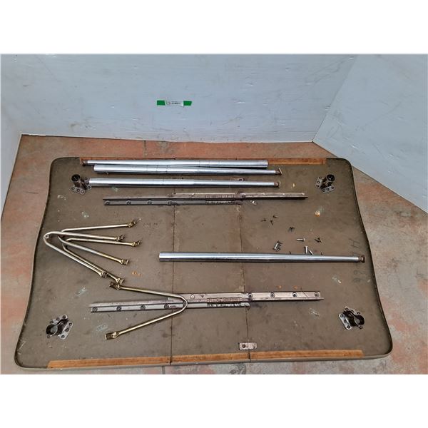 *Metal Dining Table, Approx. 4 Ft. Long x 30" Wide, Cannot Ship