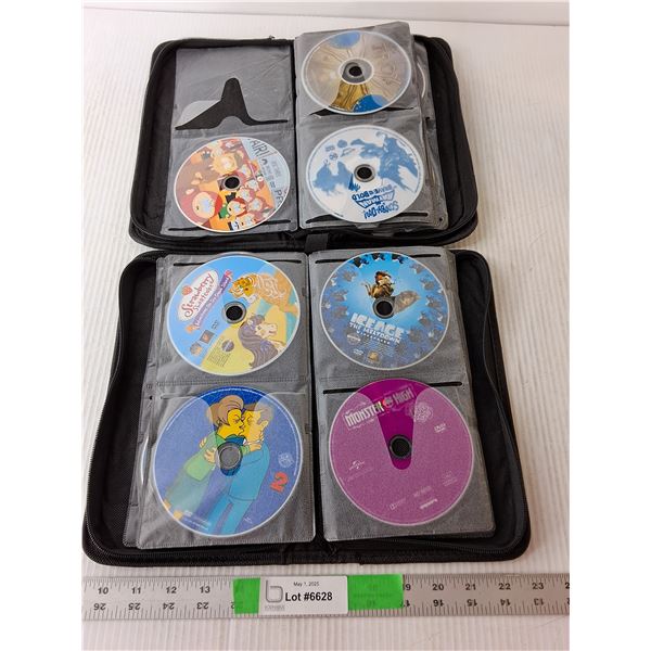 (2) Binders of DVD/TV Series- (43) Discs- Ernest, Beetlejuice, Open Season, Misc.