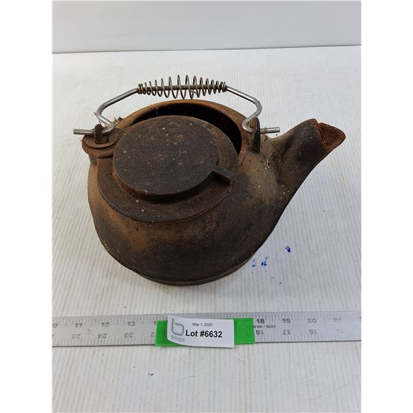 Cast Iron Teapot