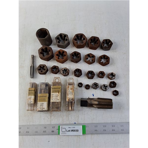 Numerous Tap and Dies