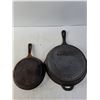 Image 4 : Cabelas 12" Skillet and Unnamed 9" Cast Iron Pan