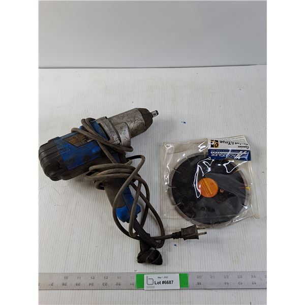 Mastercraft 1/2" and a Cut Off Disc