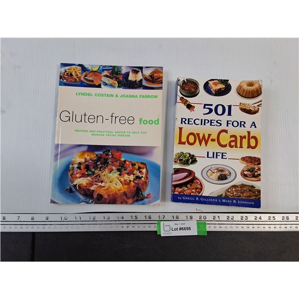 (2) Cookbooks - Gluten-Free, Low-Carb