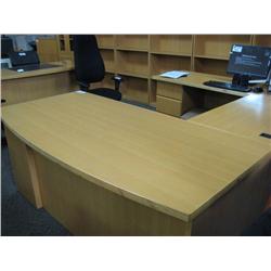 Maple U Shape Executive Desk