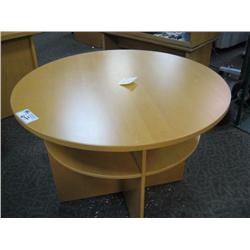 Maple Round Conference Table