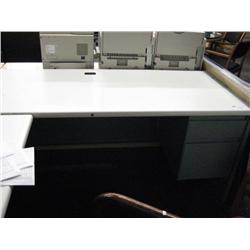 Large Lot Teal Steelcase Workstations