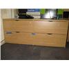 Image 1 : Oak Credenza/maple Cupboard