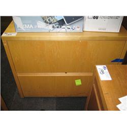 Maple 2 Drawer Lateral Filing Cabinet