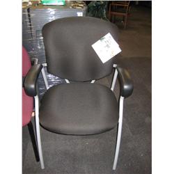 Black Global Client Chair