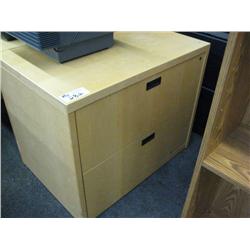 2 Drawer Maple File Cabinet
