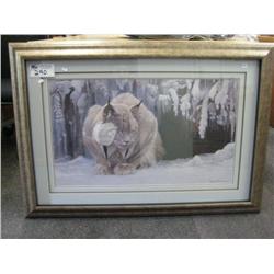 dozing Lynx Print By Robert Bateman
