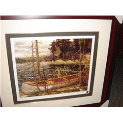 the Canoe Print By Tom Thomson