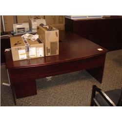 Mahogany L-shape Desk  (p-3)