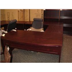 Mahogany U-shape Desk