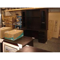 Brazilian Walnut Executive Double Pedestal