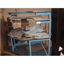 Blue/black Tool Work Table