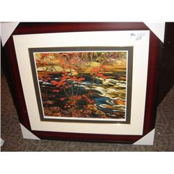 red Maple Print By A.l. Jackson