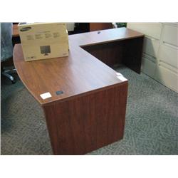 Cherry L Shaped Desk  (v-04)
