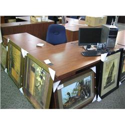 Cherry  L-Shaped Desk  (sp-72)