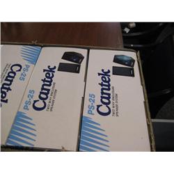 6 Cases Of Contek Speakers