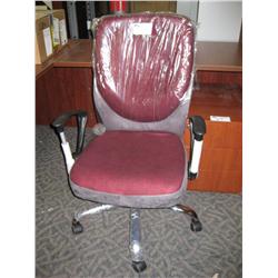 Red Micro Suede Task Chair