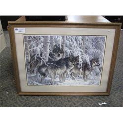 Wolves Framed Print