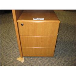 Oak Rolling Pedestal