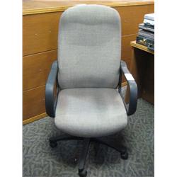 Grey High Back Chair