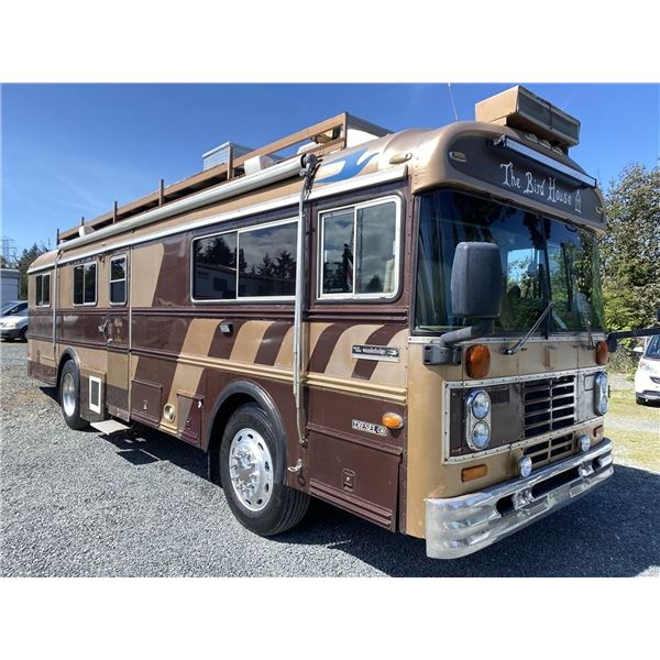 0C -- 1980 BLUE BIRD WANDERLODGE, BROWN, 2,859 HOURS.