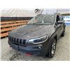 Image 3 : 0G -- 2019 JEEP CHEROKEE TRAIL HAWK, GREY, 212202 KMS, 4X4