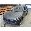 Image 4 : 0G -- 2019 JEEP CHEROKEE TRAIL HAWK, GREY, 212202 KMS, 4X4