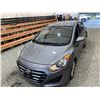 Image 4 : 0I -- 2016 HYUNDAI ELANTRA GT, GREY, 119634 KMS, FRONT WHEEL DRIVE
