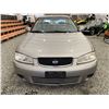 Image 6 : 8 -- 2003 NISSAN SENTRA, BEIGE, 293732 KMS, FRONT WHEEL DRIVE