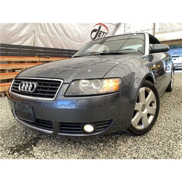 11 -- 2004 AUDI A4, GREY, 150105 KMS, ALL WHEEL DRIVE