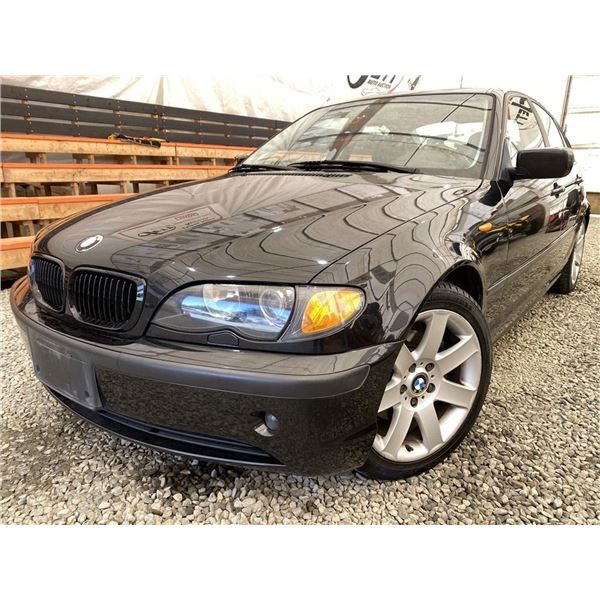 20 -- 2003 BMW 325I, BLACK, 229970 KMS, REAR WHEEL DRIVE