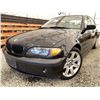 Image 1 : 20 -- 2003 BMW 325I, BLACK, 229970 KMS, REAR WHEEL DRIVE