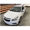 Image 4 : 25 -- 2014 CHEVROLET CRUZE LT, WHITE, 152788 KMS TMU, FRONT WHEEL DRIVE