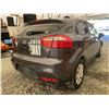 Image 14 : 26 -- 2012 KIA RIO, GREY, 282463 KMS, FRONT WHEEL DRIVE