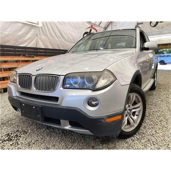 101 -- 2007 BMW X3, SILVER, 215220 KMS, ALL WHEEL DRIVE