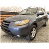 Image 2 : 116 -- 2009 HYUNDAI SANTE FE GL AWD, BLUE, 214411 KMS, ALL WHEEL DRIVE